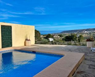 Piscina de Casa o xalet en venda en Benitachell / El Poble Nou de Benitatxell amb Calefacció, Terrassa i Piscina