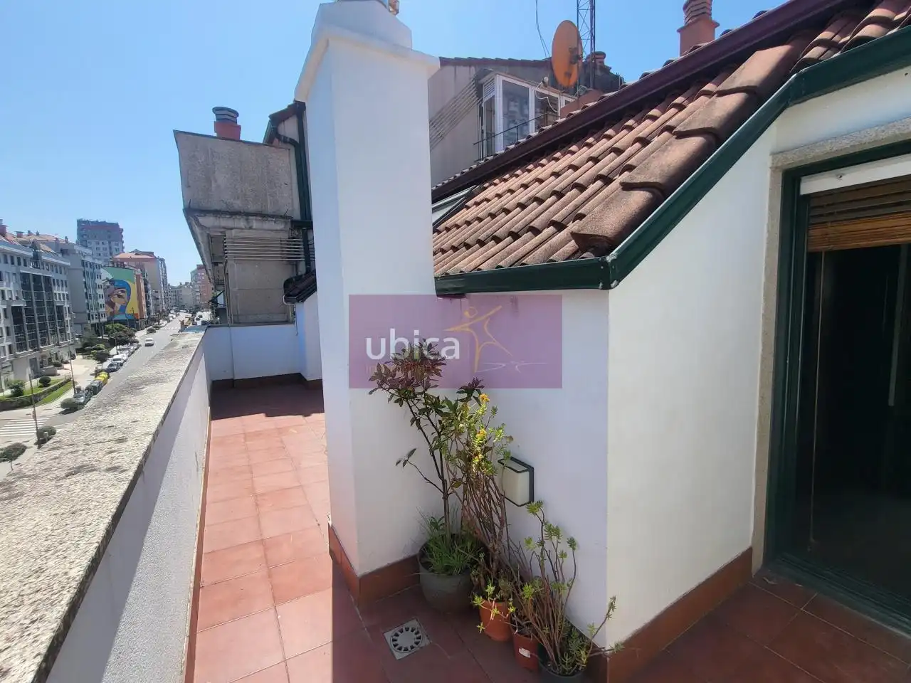 Balcony of Attic for sale in Vigo   with Heating, Parquet flooring and Terrace