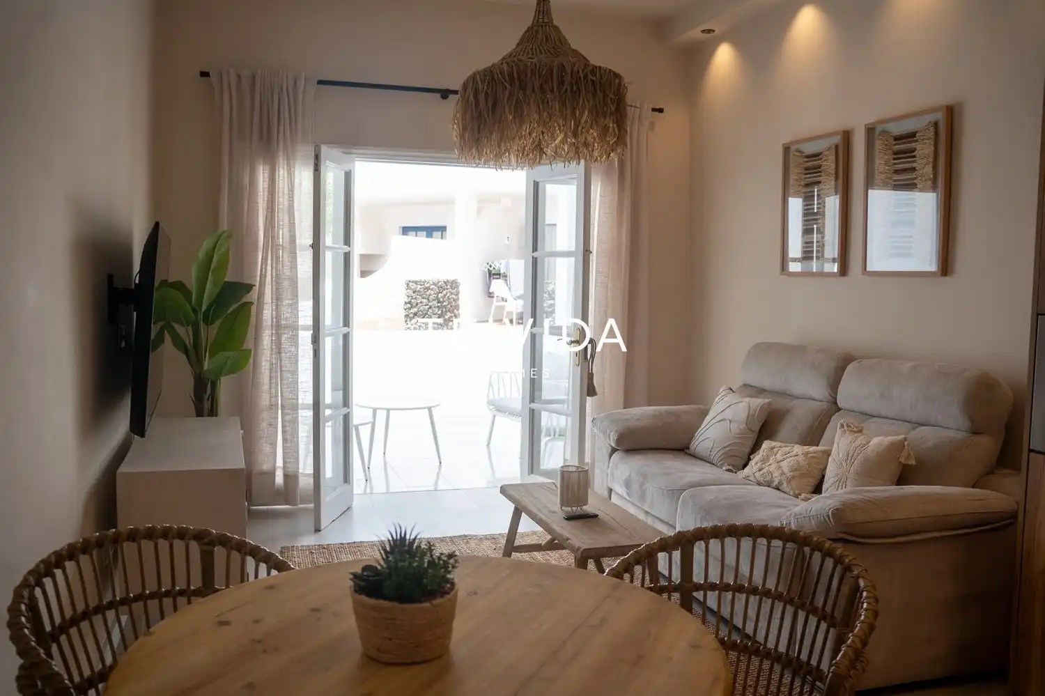 Living room of Flat for rent in Adeje  with Terrace, Swimming Pool and Furnished