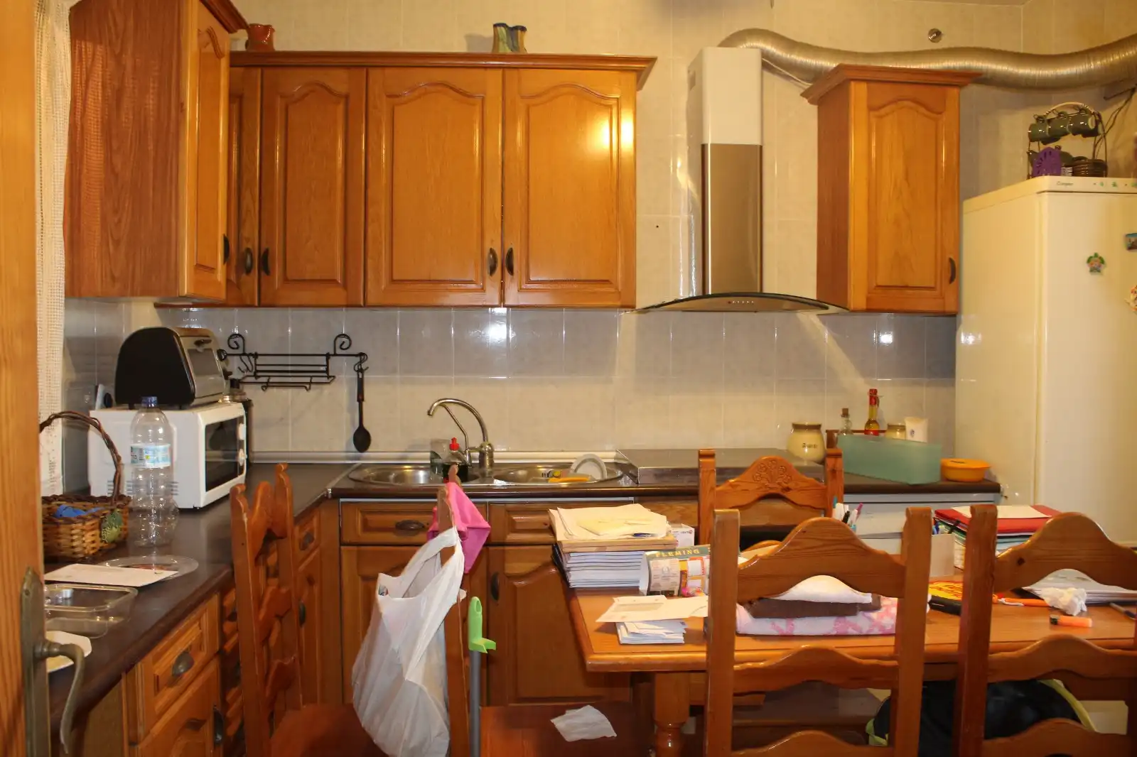 Kitchen of Detached homes for sale in Roquetas de Mar  with Air Conditioner, Terrace and Storage room