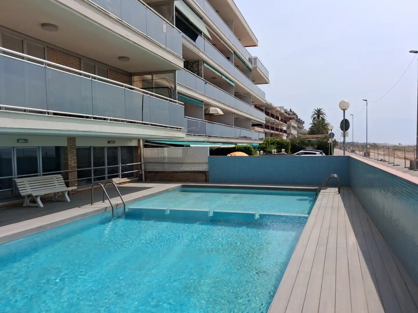 Swimming pool of Apartments for rent in Castelldefels  with Terrace, Furnished and Community pool