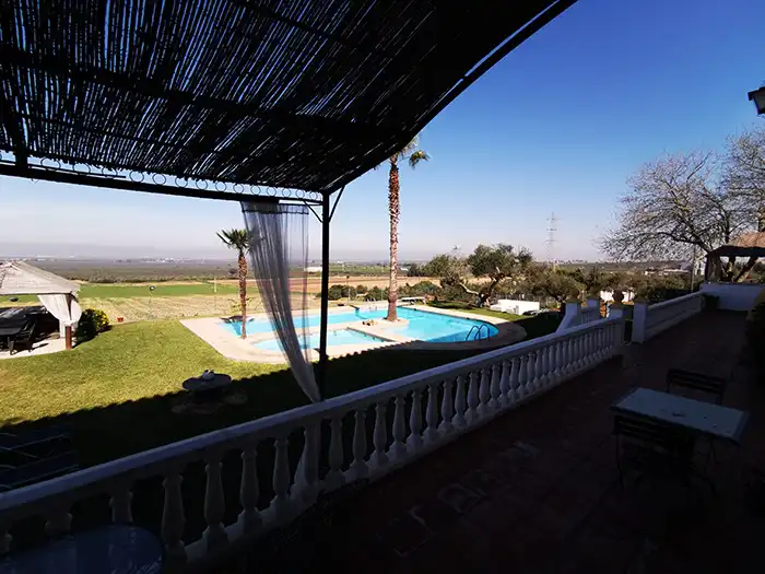 Terrace of Country homes for sale in Alcalá de Guadaira  with Air Conditioner, Heating and Private garden