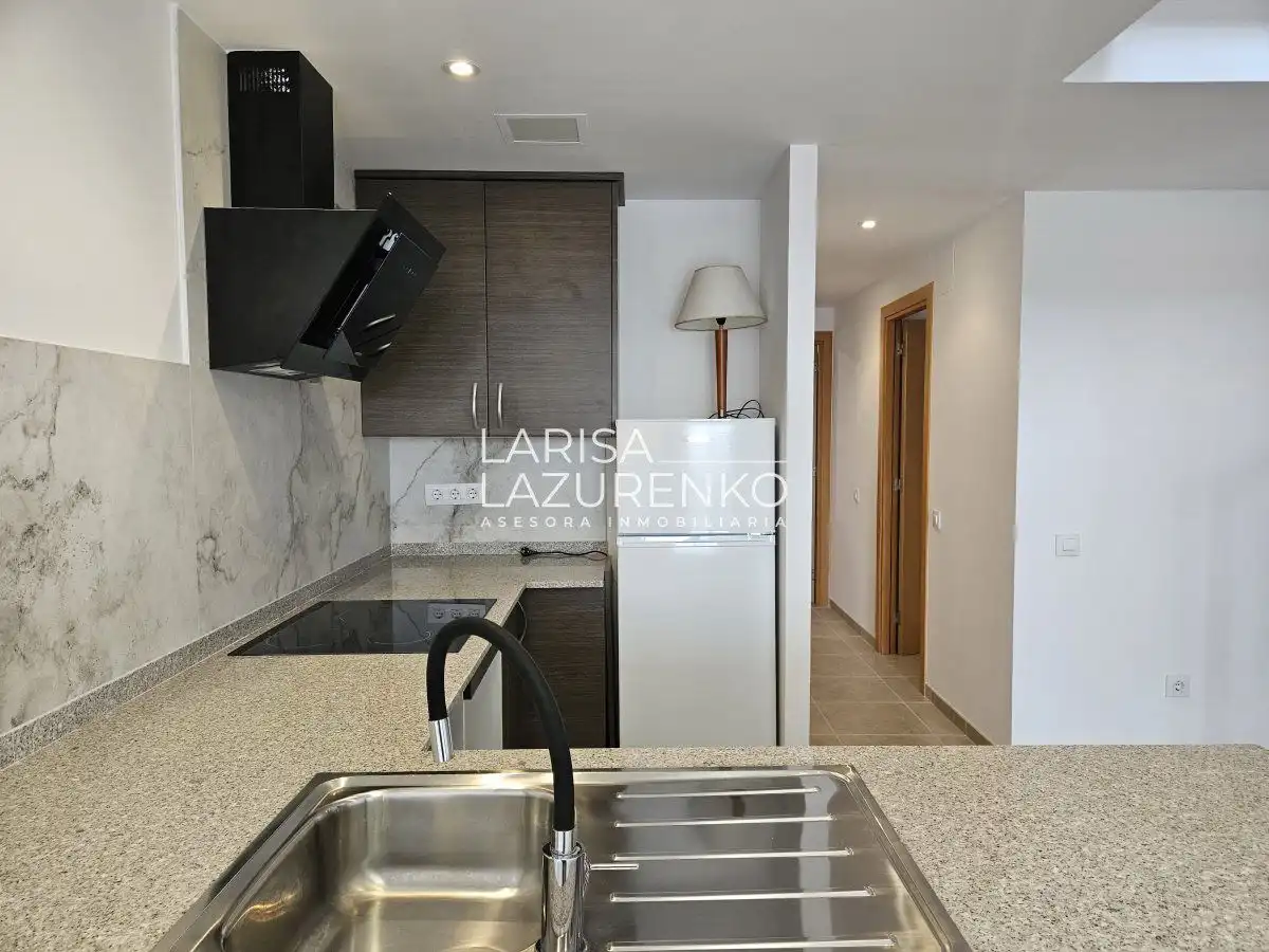 Cocina de Dúplex en venta en L'Aldea con Terraza y Balcón