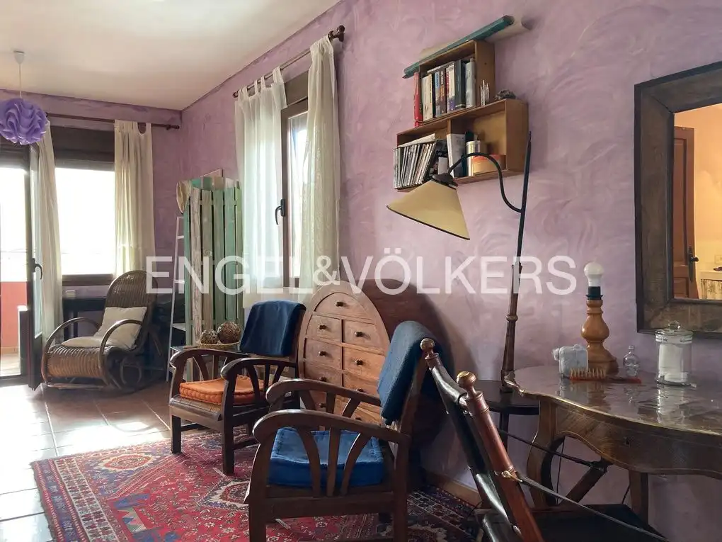 Sala de estar de Casa adosada en venta en Prádena con Calefacción y Terraza