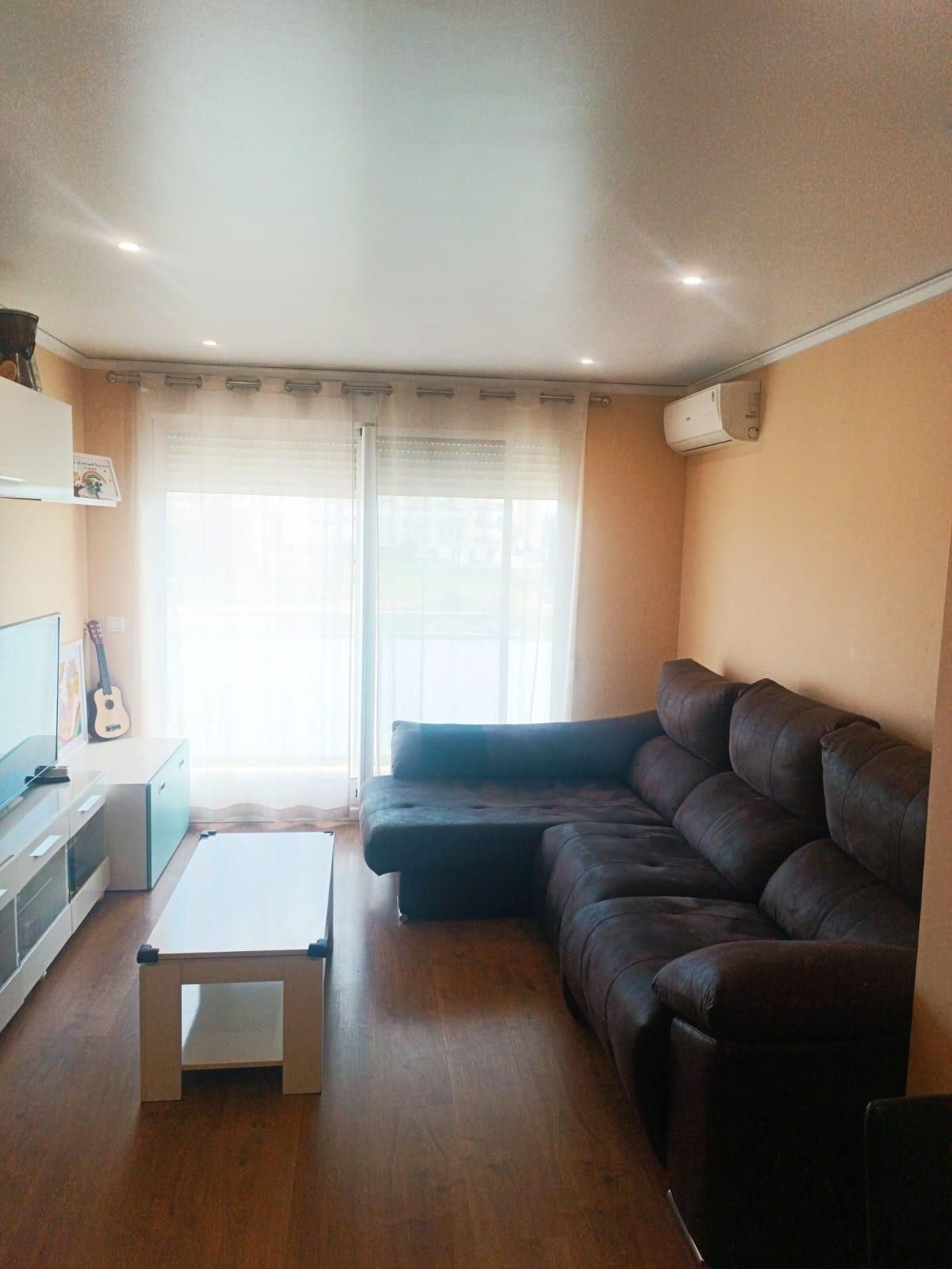 Sala d'estar de Pis en venda en Gandia amb Aire condicionat, Calefacció i Parquet