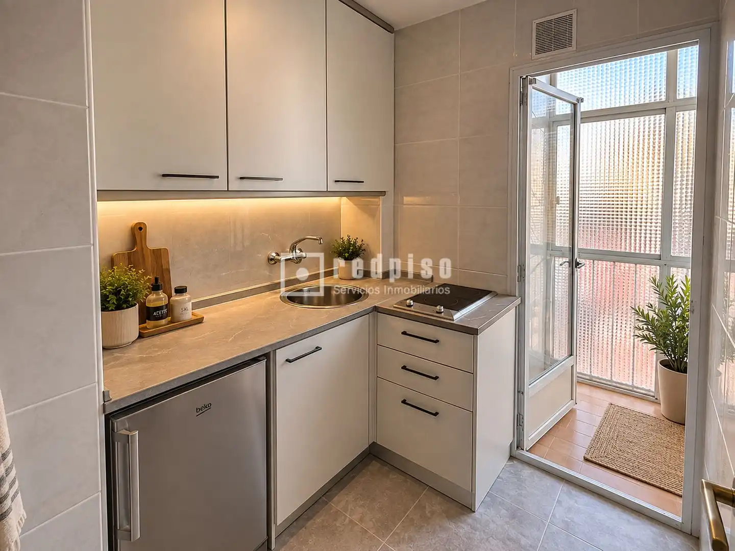 Küche von Wohnung zum Verkauf in Madrid mit Heizung, Parkett und Terrasse