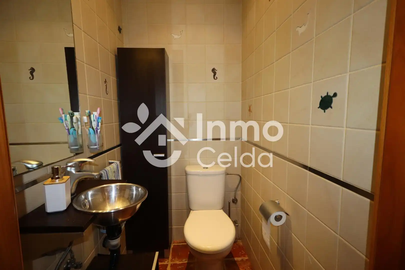 Baño de Casa adosada en venta en Chiva con Aire acondicionado, Calefacción y Jardín privado