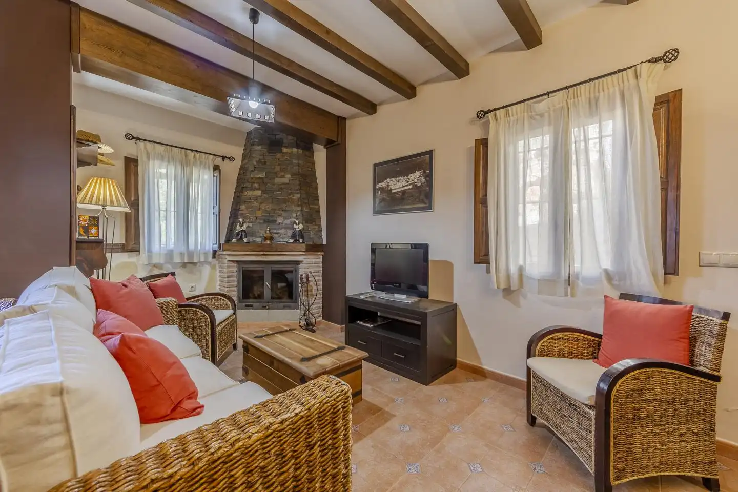 Wohnzimmer von Maisonette zum Verkauf in Ohanes mit Klimaanlage, Terrasse und Möbliert