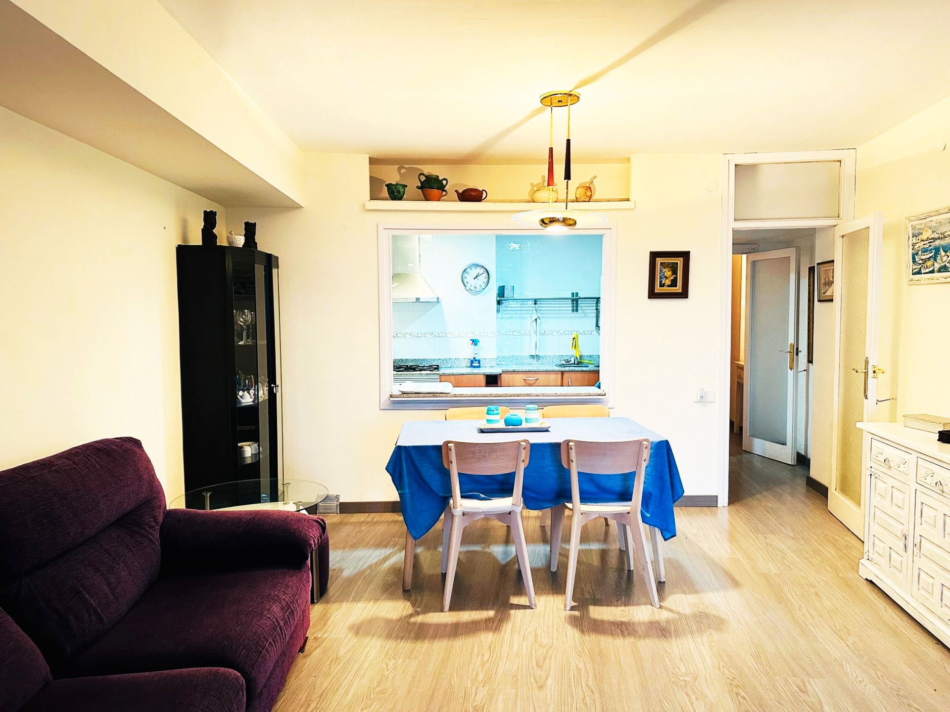 Menjador de Pis de lloguer en Palamós amb Terrassa, Moblat i Forn