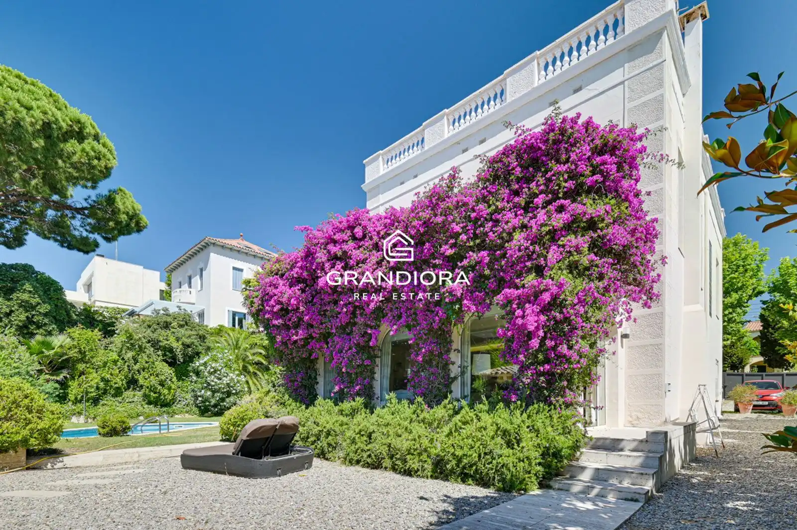 Garden of Houses for sale in El Masnou  with Air Conditioner, Terrace and Swimming Pool