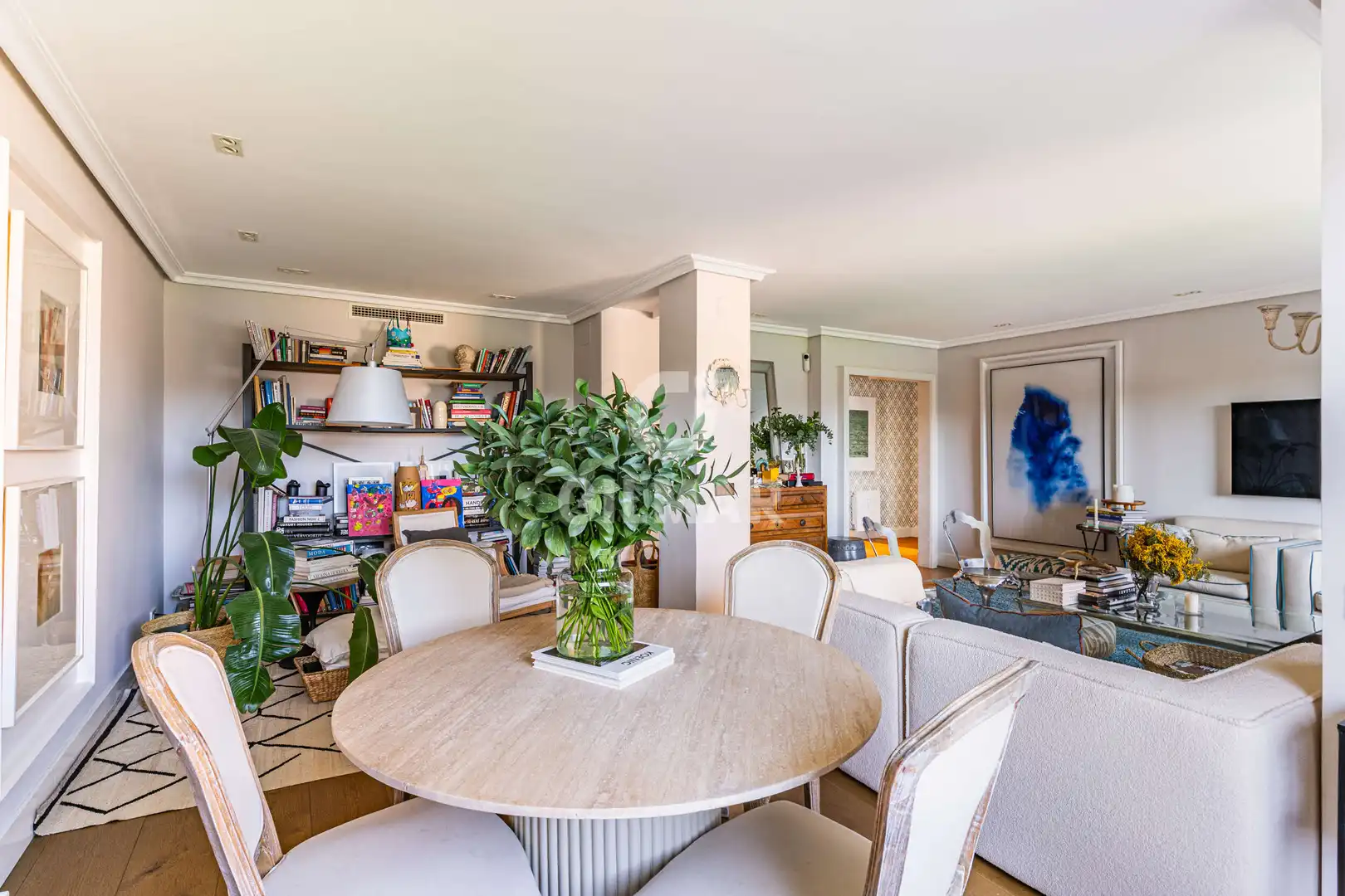 Dining room of Flat for sale in Madrid  with Heating, Private garden and Swimming Pool