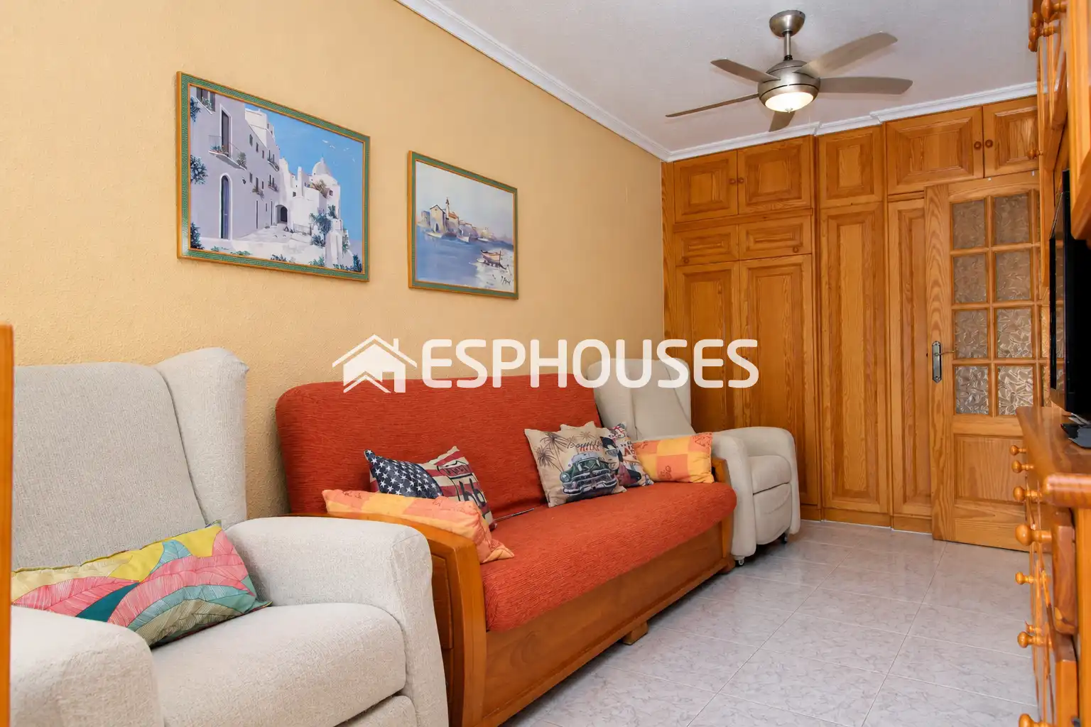 Sala de estar de Apartamento en venta en Pueblo