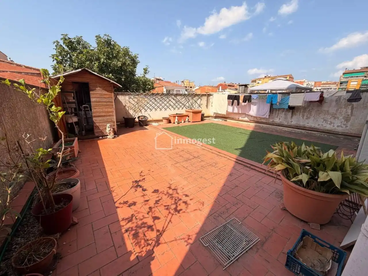 Terrace of Flat for sale in Salt  with Heating, Terrace and Storage room
