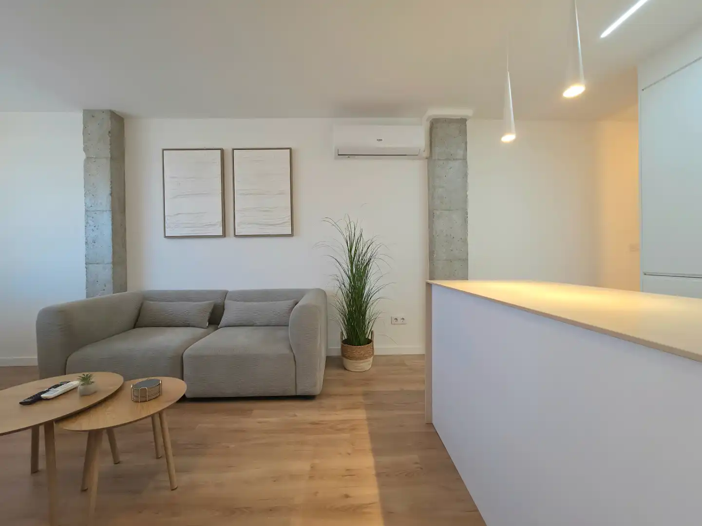 Sala de estar de Piso en venta en Alicante / Alacant con Aire acondicionado, Calefacción y Horno