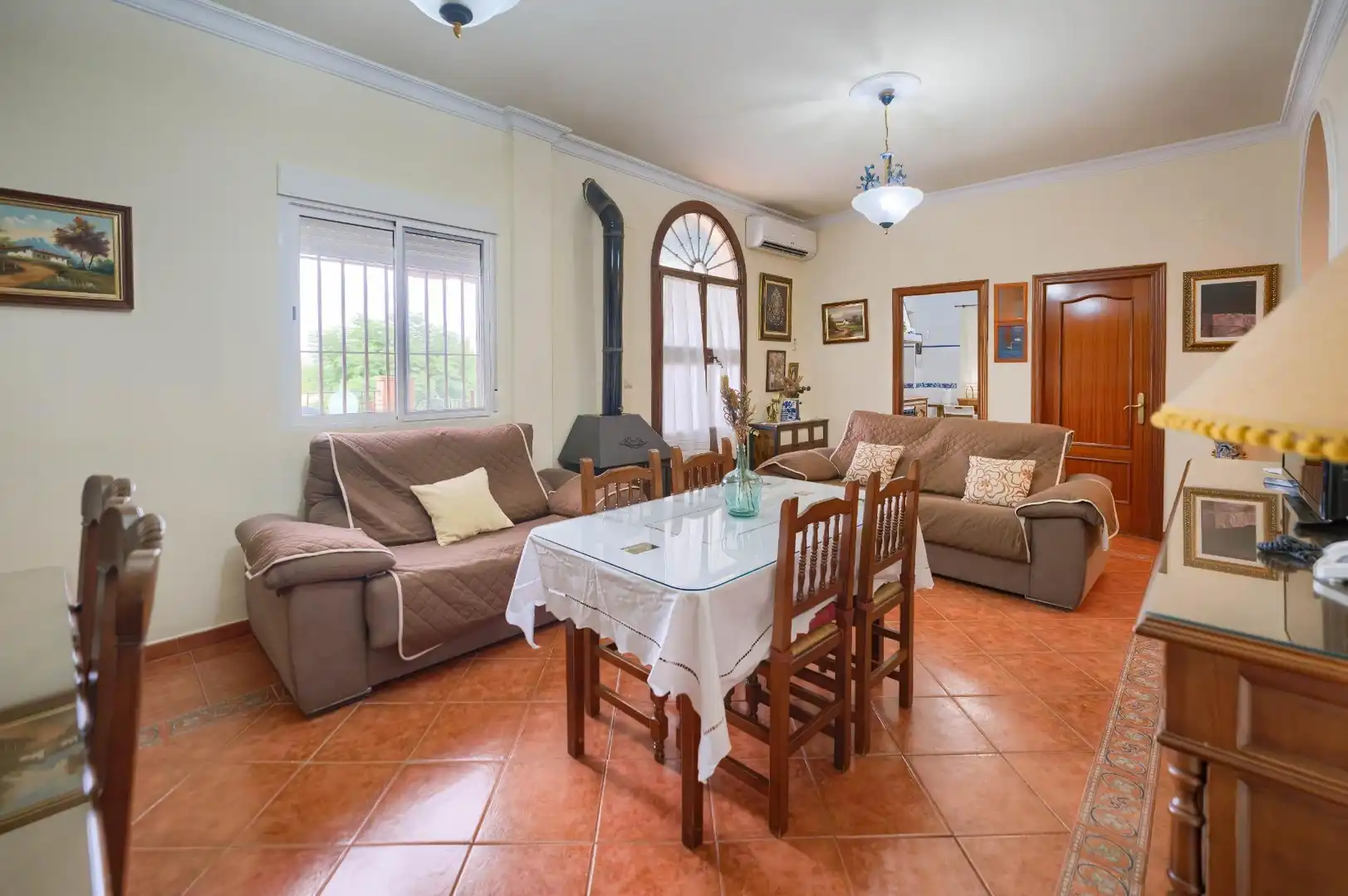 Sala de estar de Casa adosada en venta en Olivares