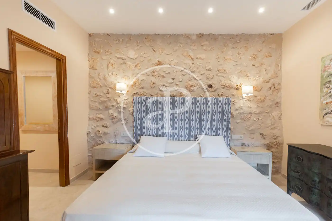 Bedroom of Houses for rent in Llucmajor  with Air Conditioner, Heating and Private garden