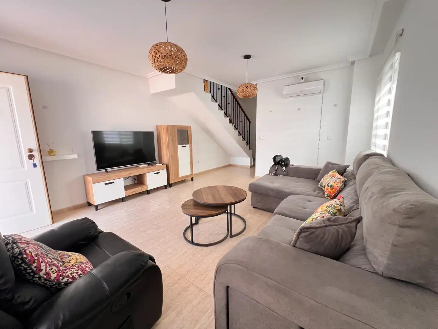 Living room of Detached homes for sale in Pulpí  with Air Conditioner, Private garden and Terrace