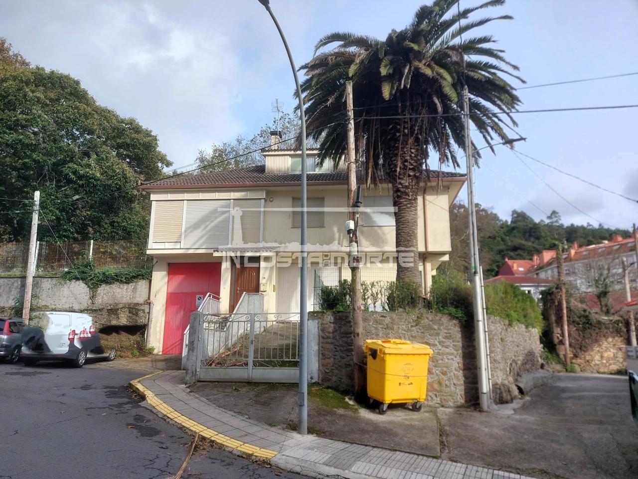 Exterior view of House or chalet for sale in Cee  with Private garden
