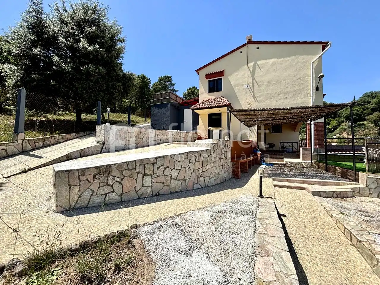 Vista exterior de Casa o chalet en venta en Tordera con Aire acondicionado, Jardín privado y Piscina