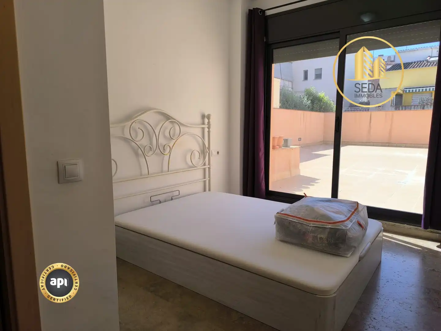 Schlafzimmer von Erdgeschoss zum Verkauf in Terrassa mit Klimaanlage, Heizung und Terrasse