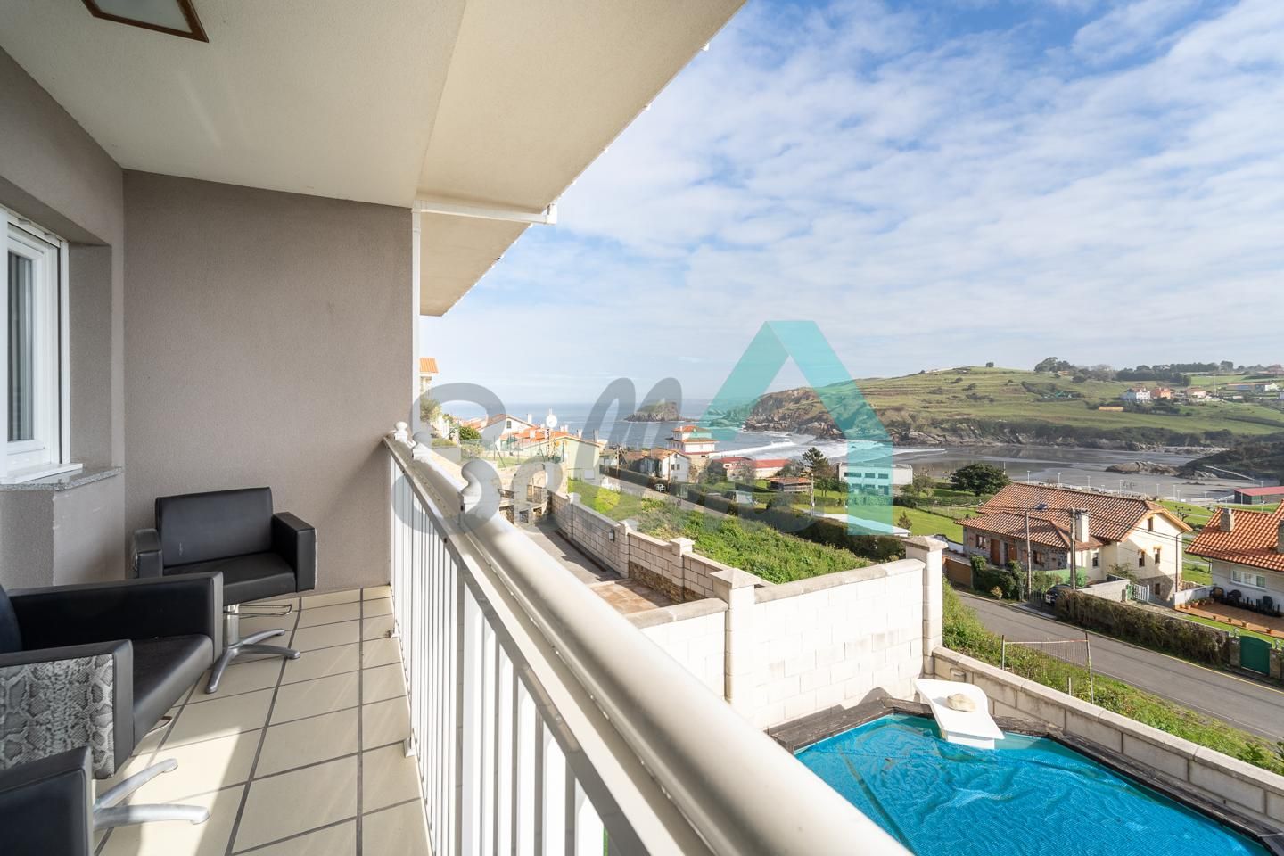Terrace of Single-family semi-detached for sale in Castrillón  with Heating, Terrace and Storage room