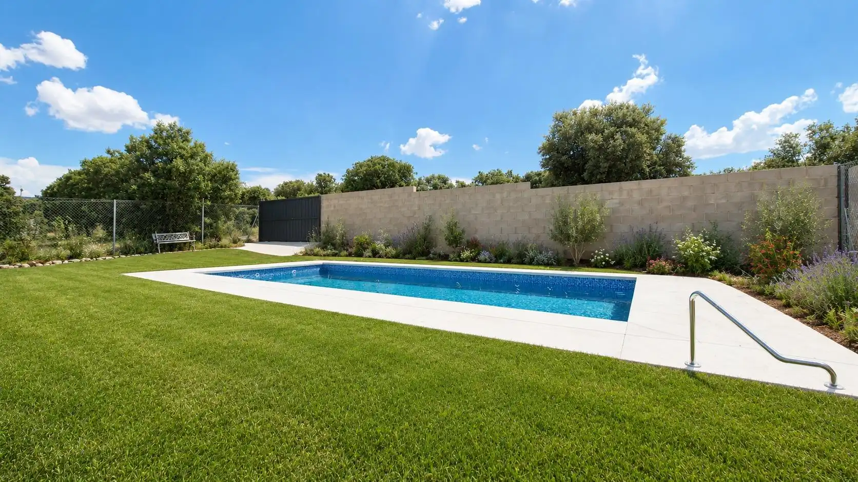 Piscina de Casa o chalet en venta en Carrascal de Barregas con Aire acondicionado, Calefacción y Jardín privado