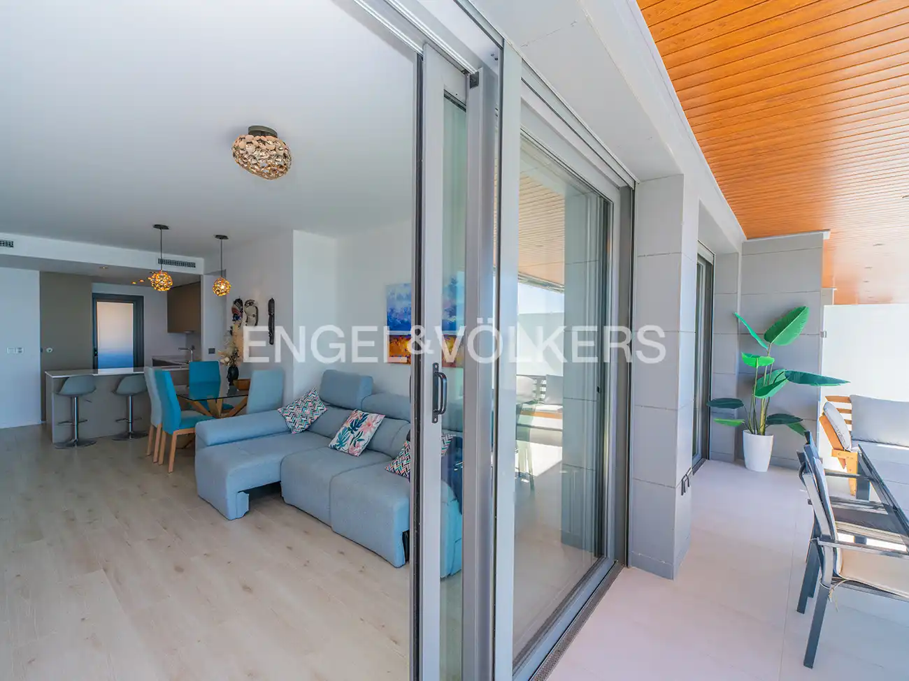 Balcony of Flat for rent in Alicante / Alacant  with Air Conditioner, Terrace and Furnished