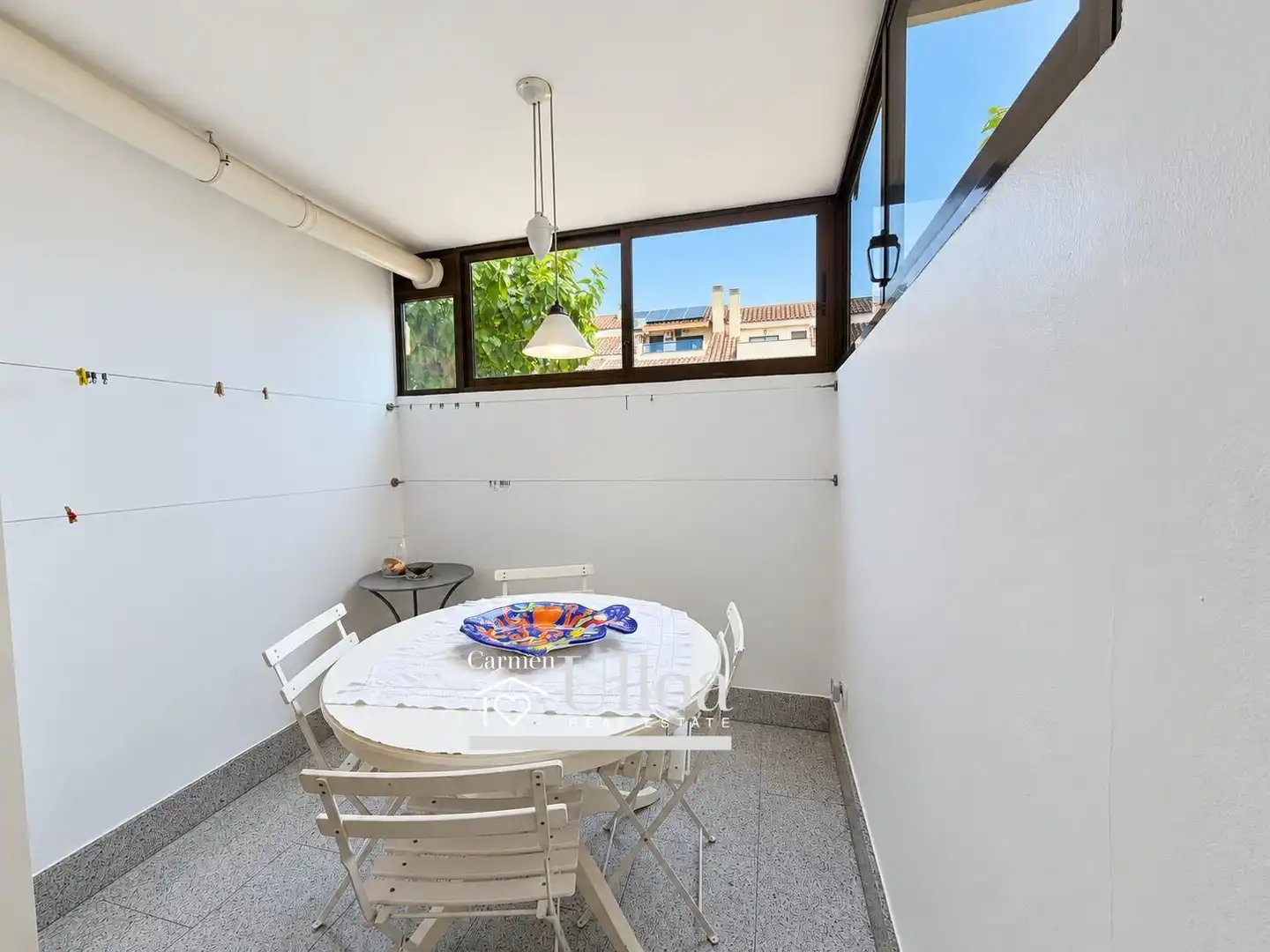 Terraza de Casa o chalet en venta en Alicante / Alacant con Aire acondicionado, Calefacción y Jardín privado