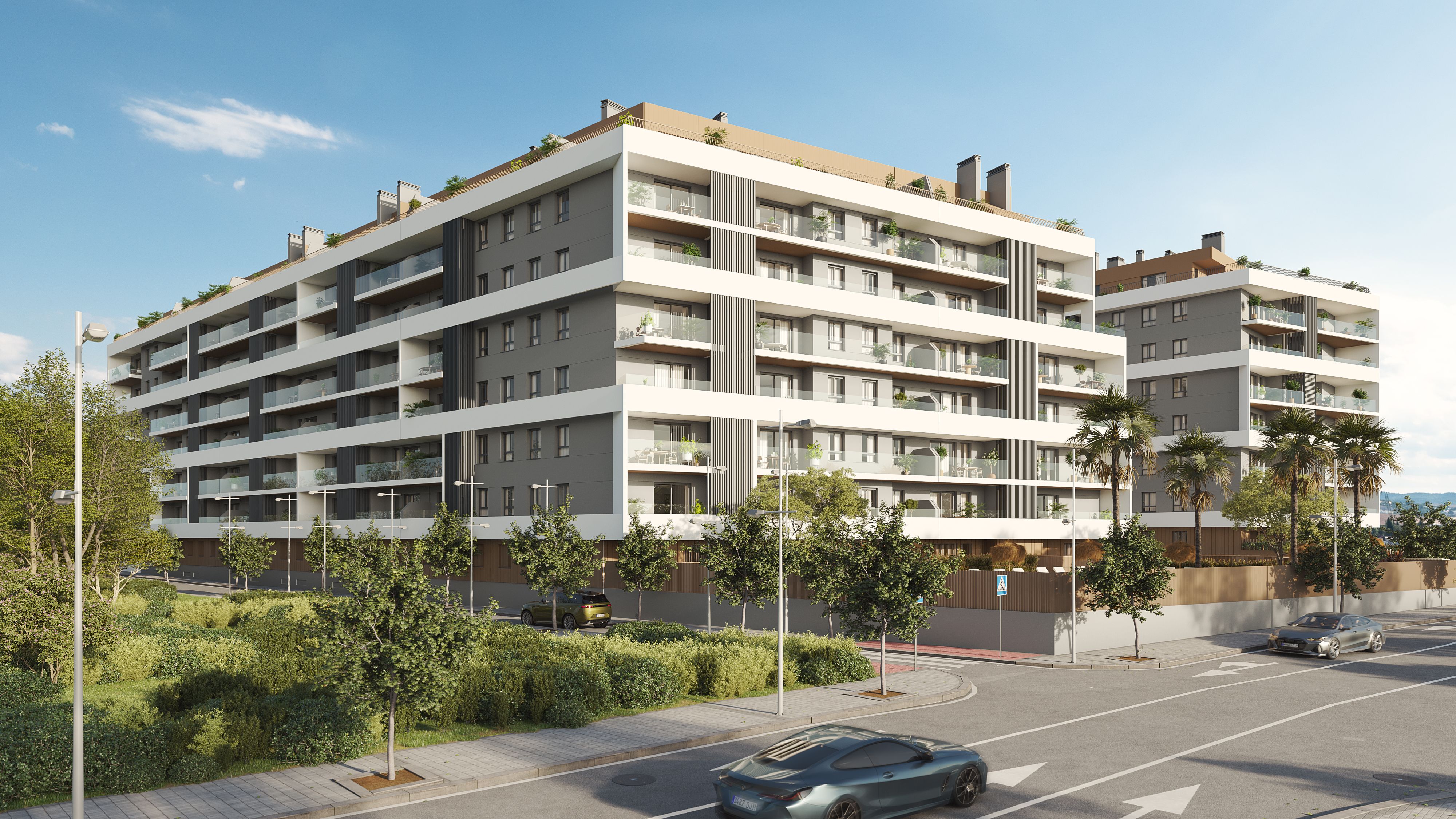 Exterior view of Flat for sale in  Granada Capital  with Air Conditioner, Heating and Storage room