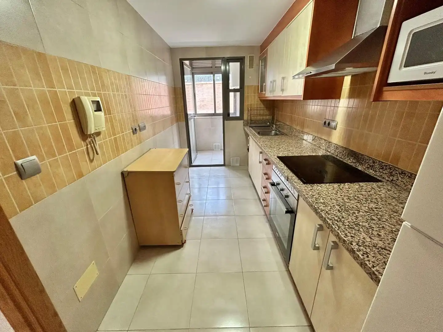 Cuina de Àtic de lloguer en Murcia amb Aire condicionat, Terrassa i Moblat