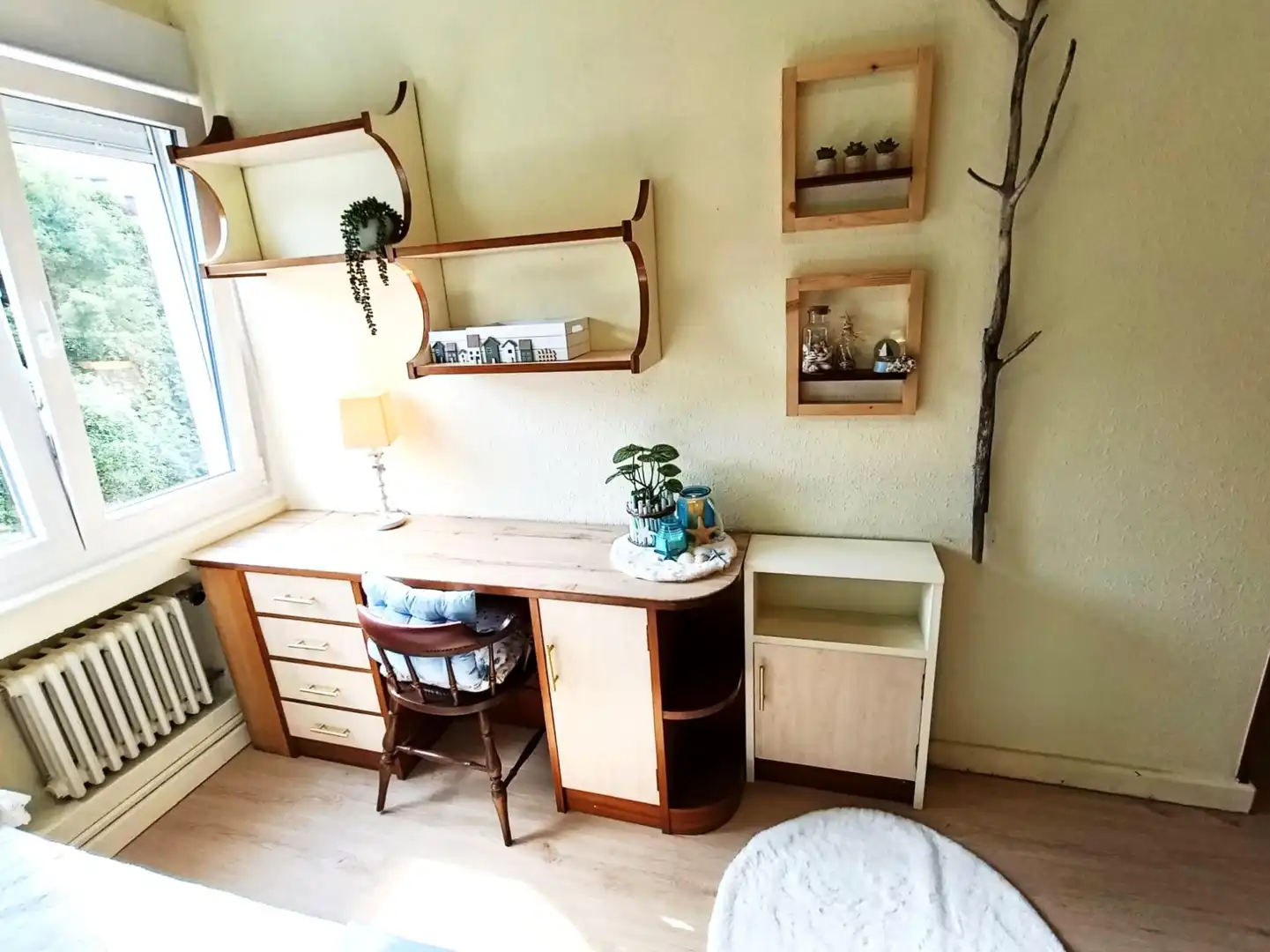 Sala de estar de Piso en venta en Langreo con Calefacción, Trastero y Amueblado
