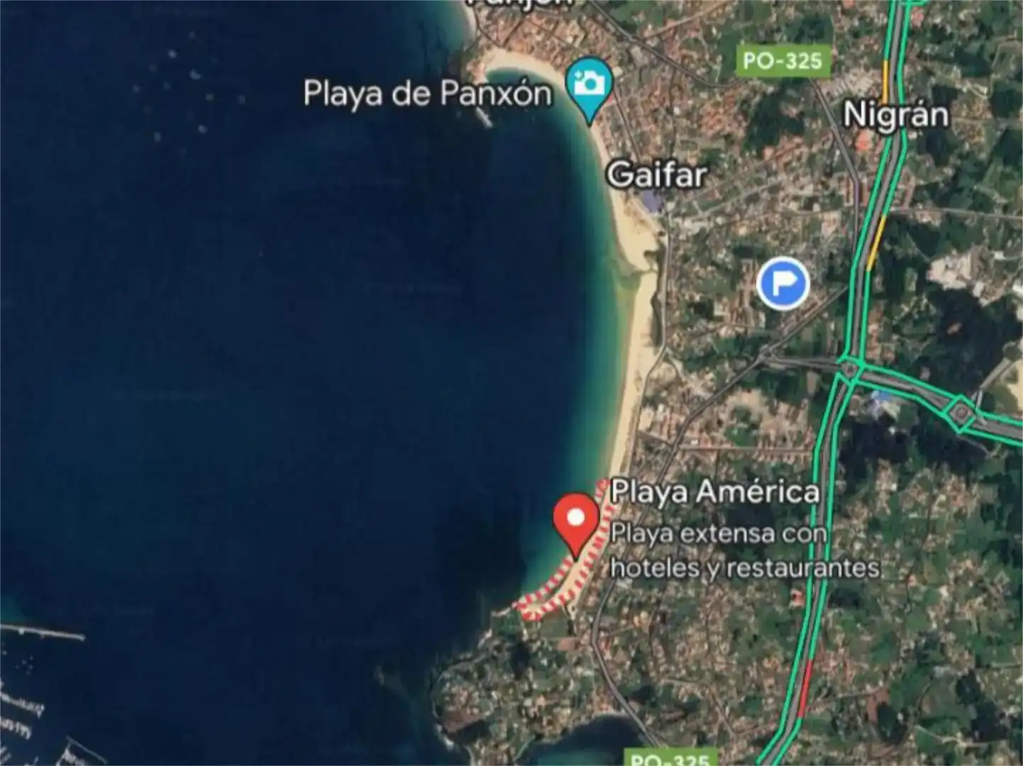 Vista exterior de Casa adosada en venta en Nigrán con Aire acondicionado