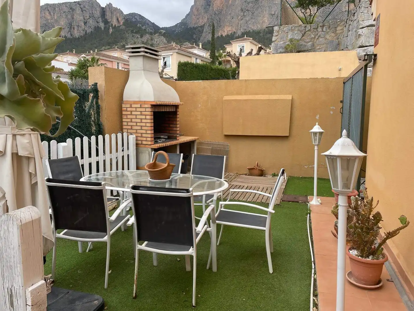 Terraza de Casa o chalet en venta en Polop con Jardín privado y Piscina comunitaria