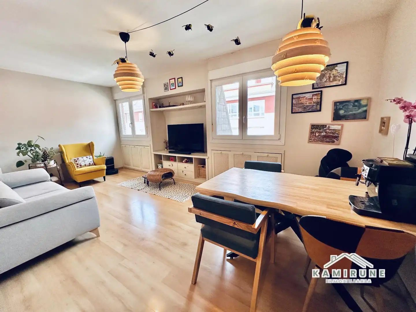 Sala d'estar de Àtic en venda en Bilbao  amb Calefacció