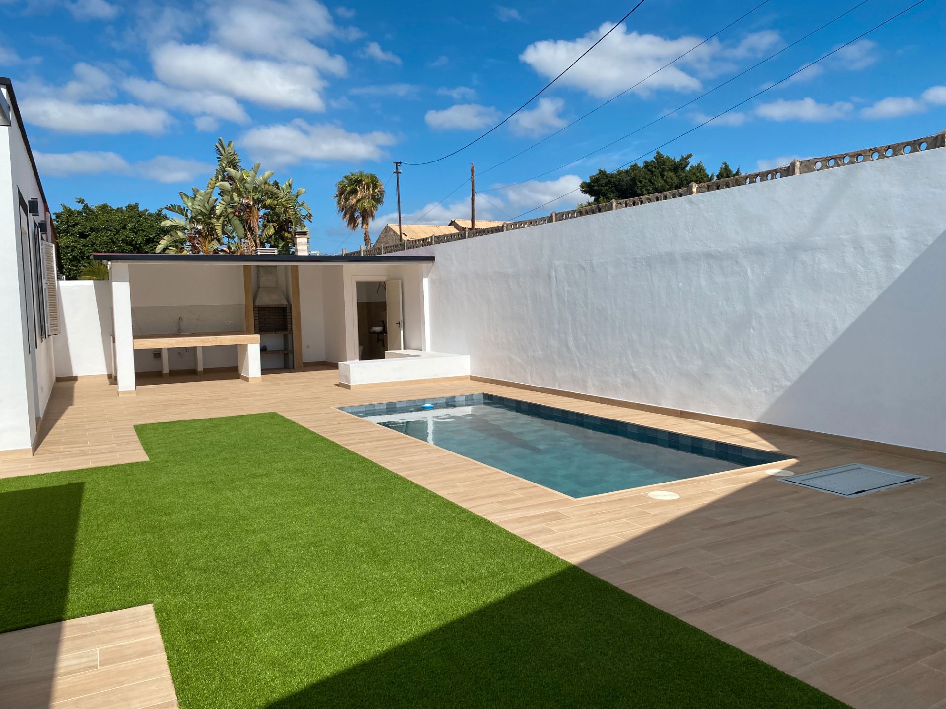 Piscina de Casa o xalet en venda en San Miguel de Abona amb Aire condicionat, Jardí privat i Terrassa