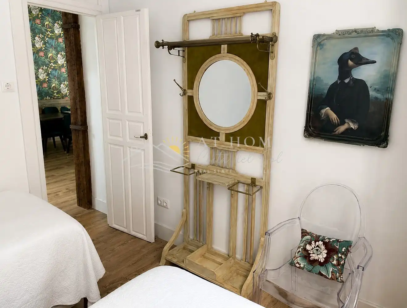 Schlafzimmer von Wohnungen zur Miete in Málaga mit Terrasse und Ofen