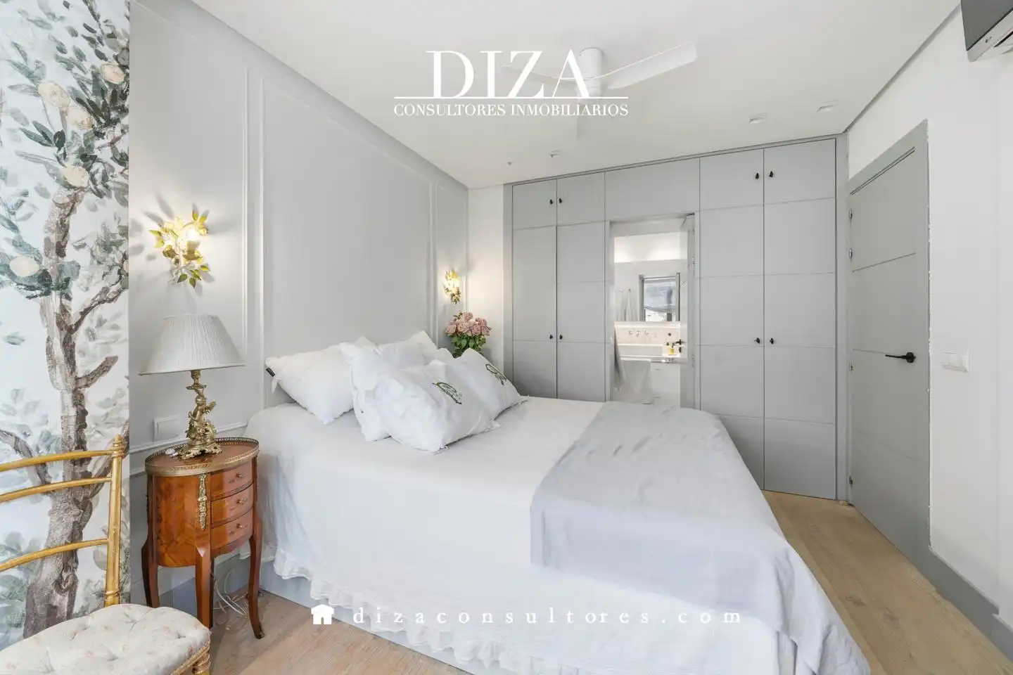 Bedroom of Flat for rent in Madrid  with Air Conditioner, Heating and Furnished