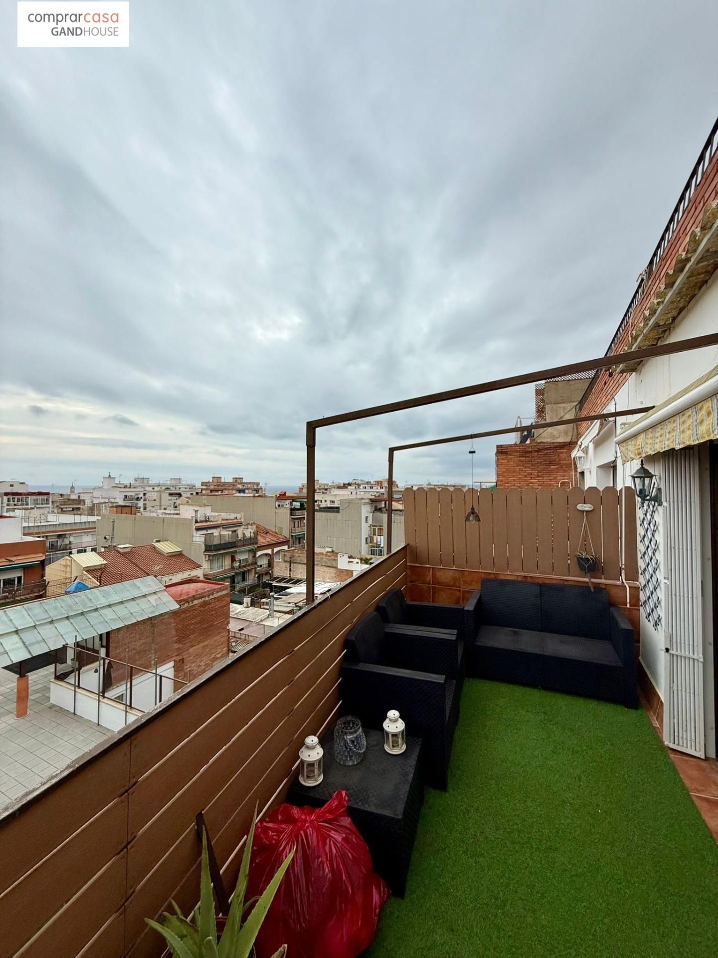 Terraza de Ático en venta en Premià de Mar con Aire acondicionado, Parquet y Terraza