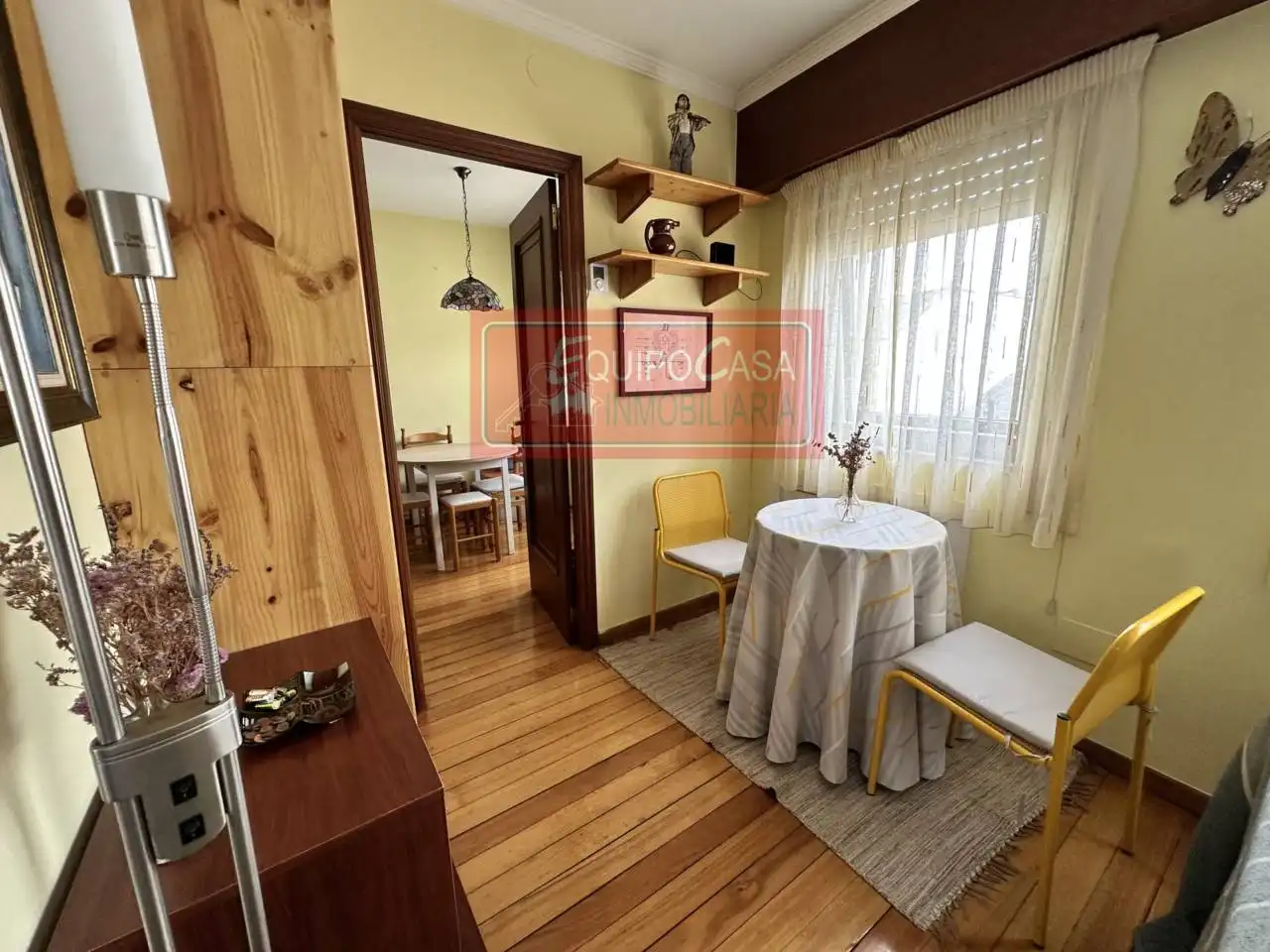 Bedroom of Apartments for rent in Lugo  with Heating, Parquet flooring and Furnished