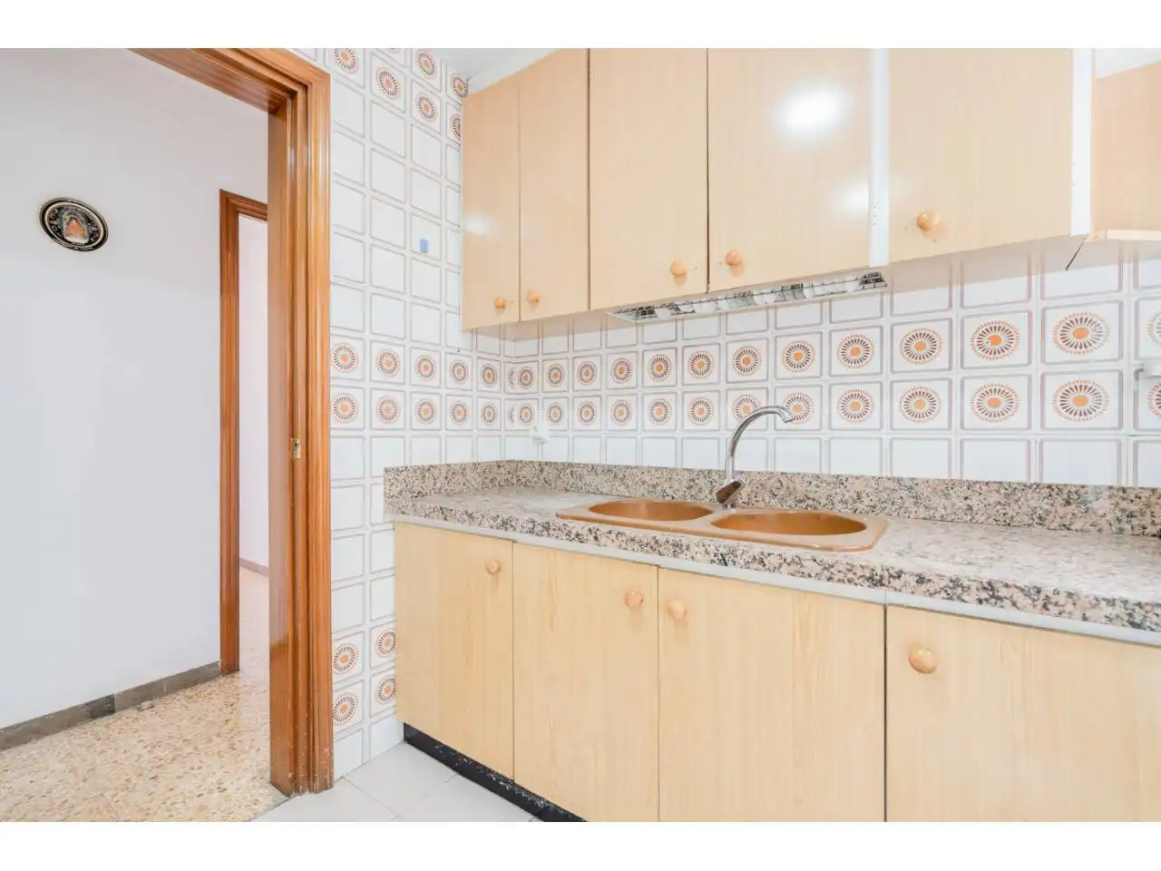 Kitchen of Flat for sale in Terrassa  with Heating and Balcony