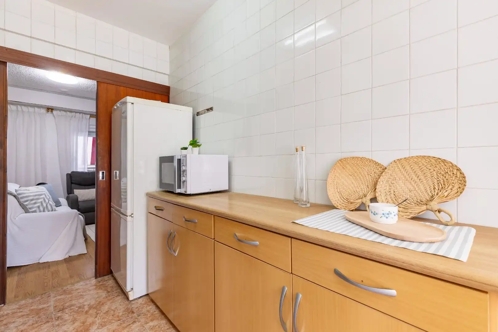 Cocina de Apartamento en venta en Xeraco con Aire acondicionado, Terraza y Amueblado