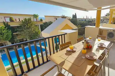 Terrasse von Wohnung zum Verkauf in Elviria - Cabopino