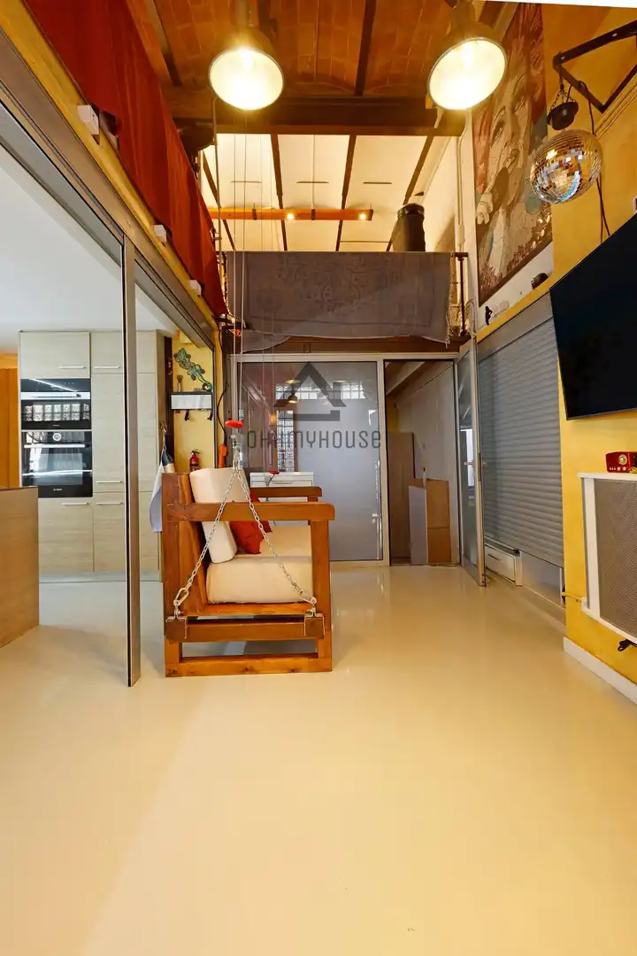 Balcony of Duplexes for sale in Barcelona  with Air Conditioner, Parquet flooring and Terrace