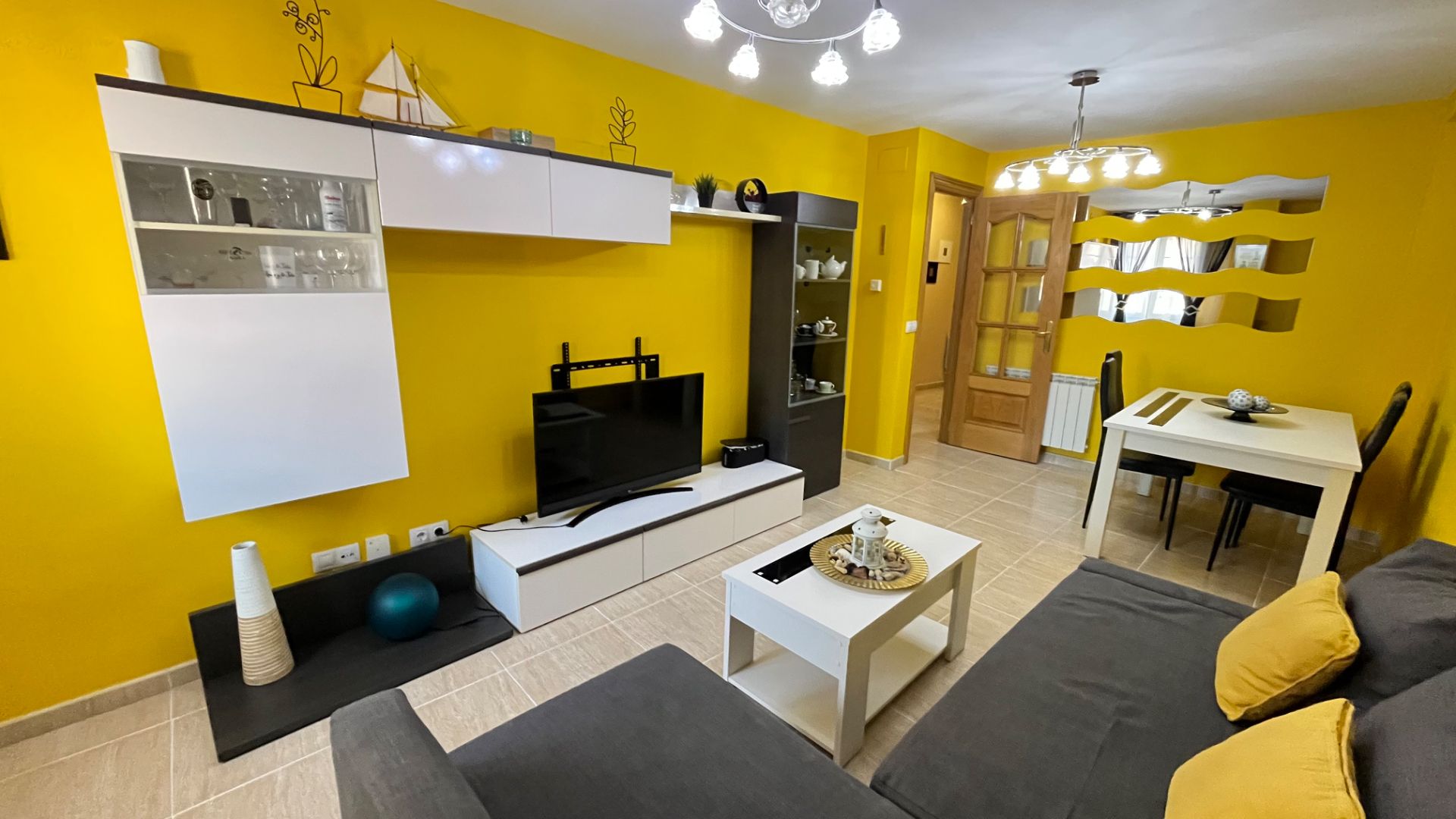 Living room of Flat for sale in Villanubla  with Heating and Furnished