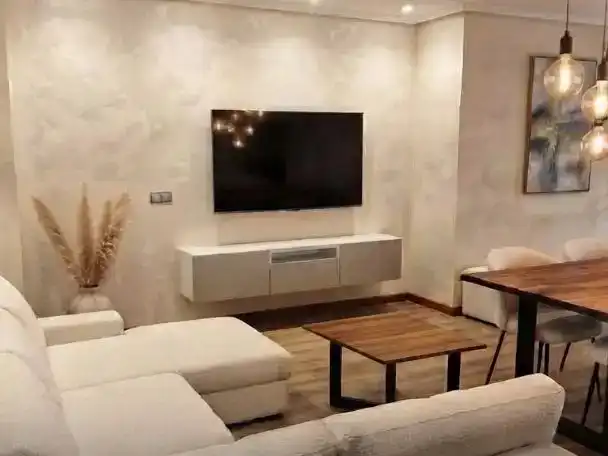 Living room of Flat for sale in  Madrid Capital