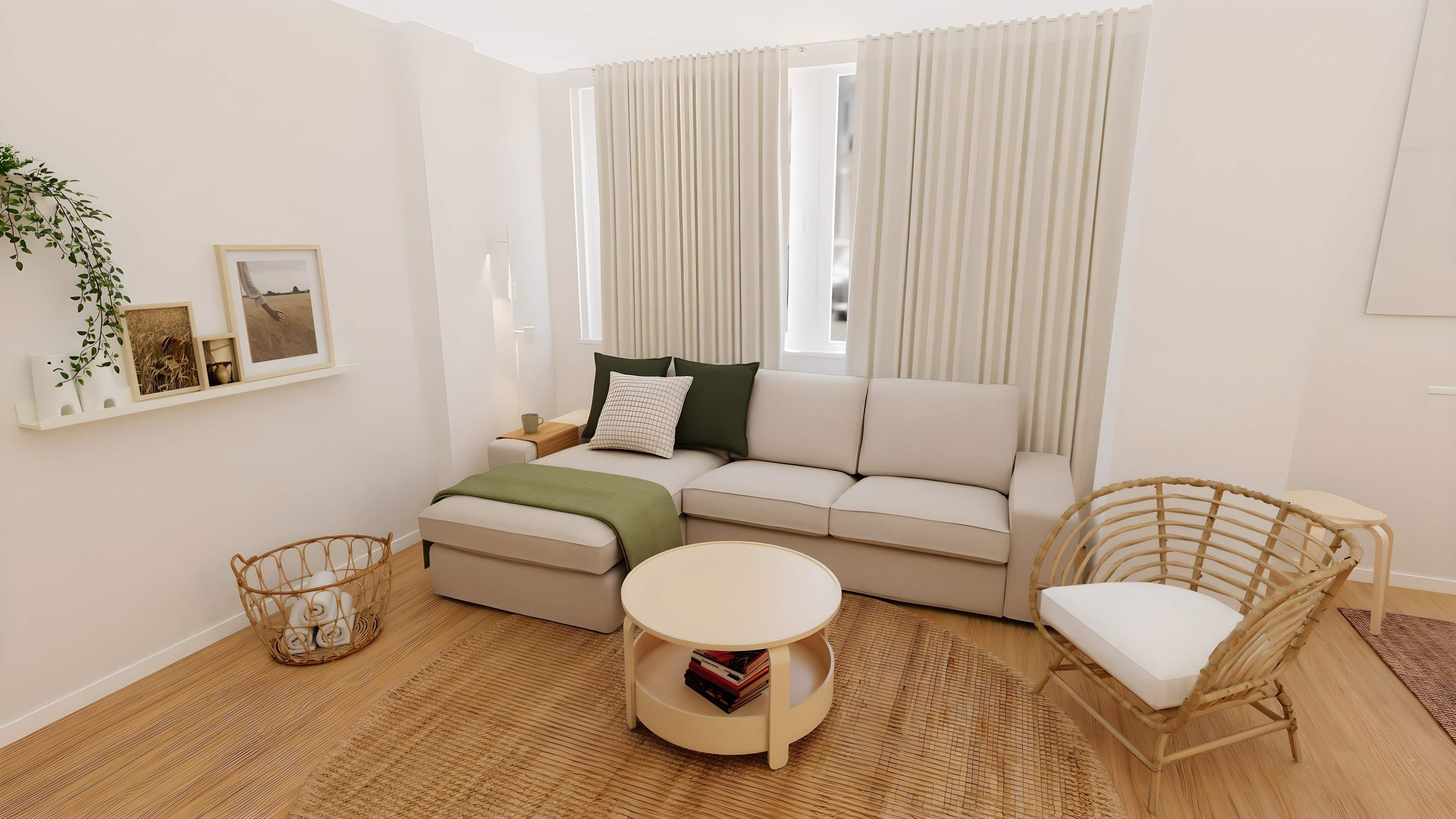 Sala de estar de Piso en venta en  Zaragoza Capital con Calefacción