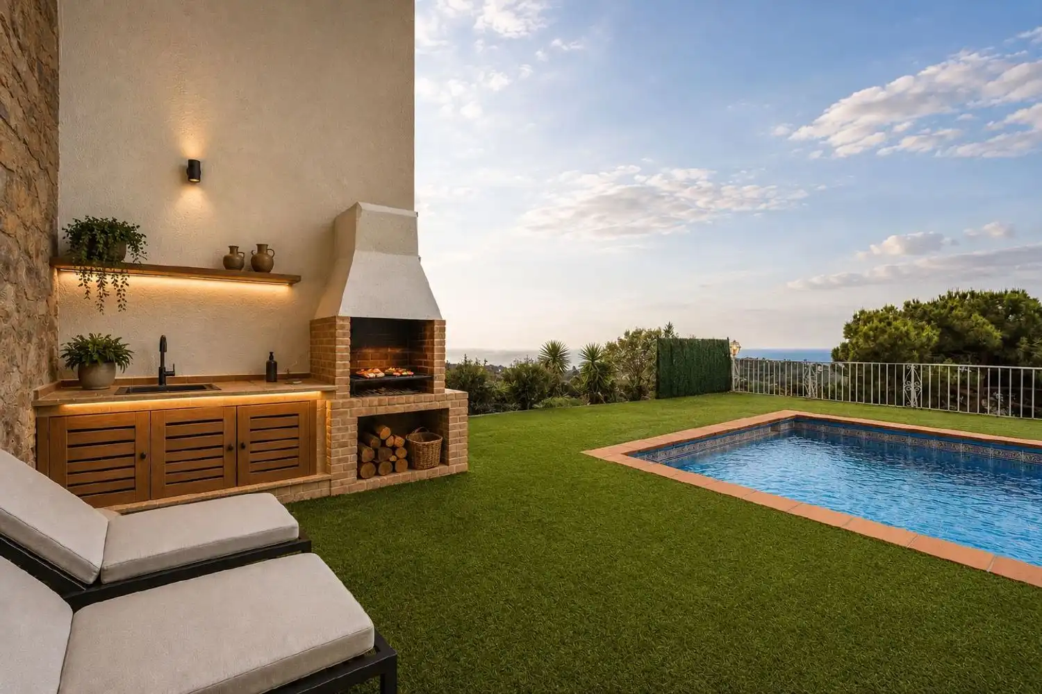 Terrassa de Casa o xalet en venda en Lloret de Mar amb Aire condicionat, Terrassa i Traster