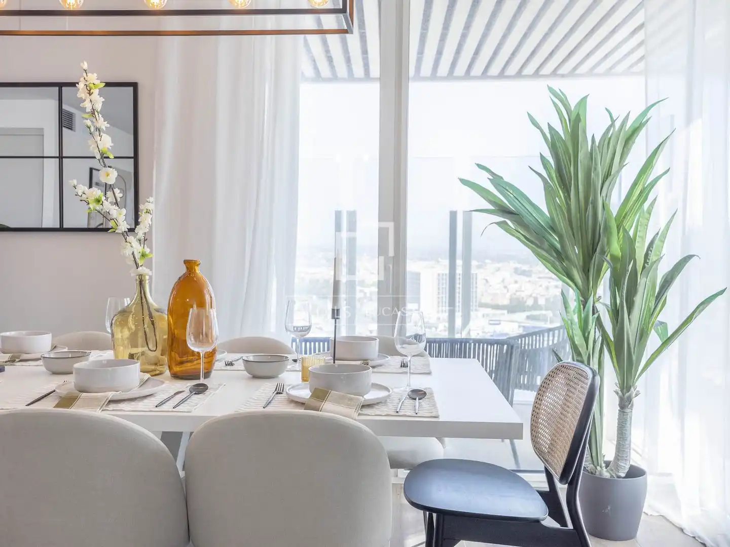 Dining room of Attic for sale in Valencia  with Air Conditioner, Heating and Terrace