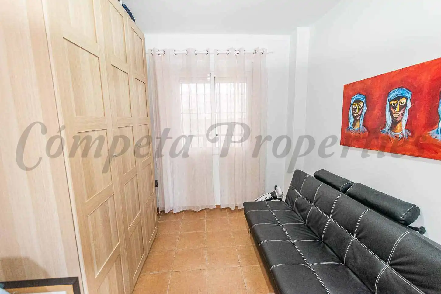 Bedroom of Flat for sale in Cómpeta  with Air Conditioner, Terrace and Furnished