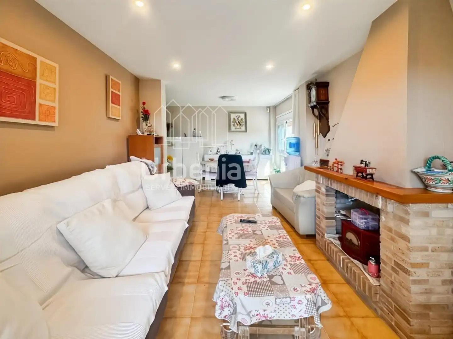 Sala d'estar de Casa o xalet en venda en Sant Iscle de Vallalta amb Aire condicionat, Calefacció i Terrassa